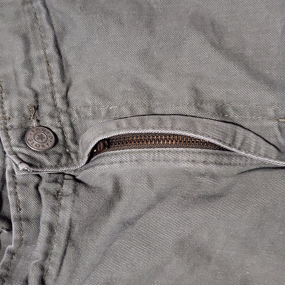 5/$20 Faded Glory olive green jean shorts (16)